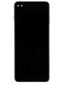 LCD-display + Touch Unit + Front Skal till Motorola G 5G Plus - Blå (Service Pack)