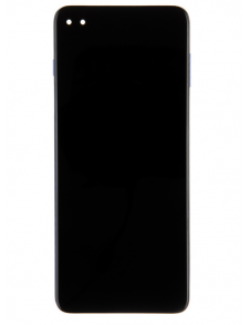 LCD-display + Touch Unit + Front Skal till Motorola G 5G Plus - Blå (Service Pack)