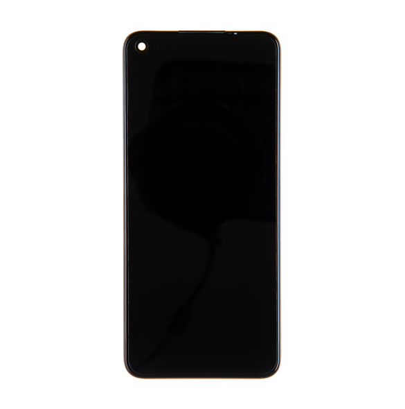 LCD-display + Touch Unit + Framsida för Realme 6 (Service Pack)
