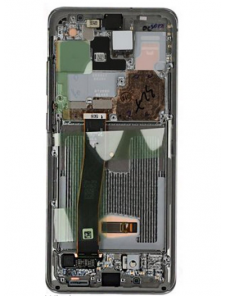 LCD-skärm + pekdon Samsung Galaxy S20 Ultra - Kosmisk vit (Service Pack)