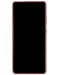 LCD-skärm + Touch-enhet Samsung Galaxy S20 FE - Molnröd (Service Pack)