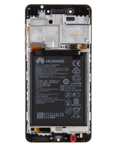 LCD-skärm + pekdon + framskal till din Huawei Nova Smart - Grå (Service Pack)