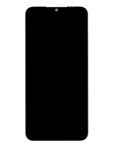 LCD-display + Touch Unit + Framsida för Xiaomi Redmi Note 8 - Svart (Service Pack)
