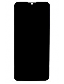 LCD-skärm + pekdon + framsida Motorola G9 Play - Svart (Servicepaket)
