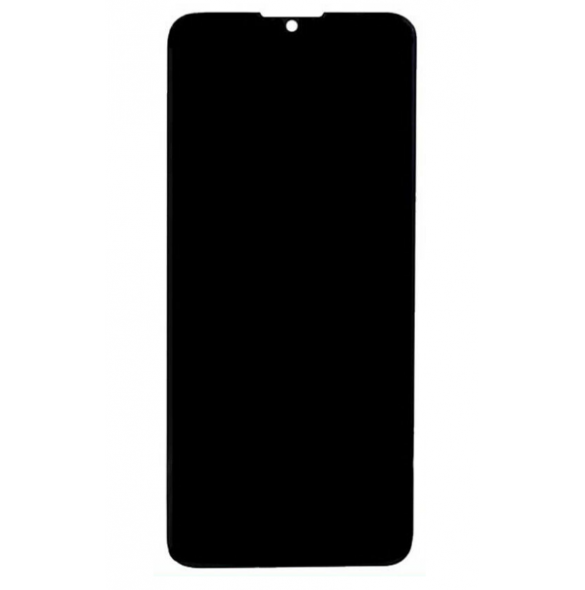 LCD-skärm + pekdon + framsida Motorola G9 Play - Svart (Servicepaket)