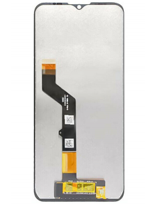 LCD-skärm + pekdon + framsida Motorola G9 Play - Svart (Servicepaket)