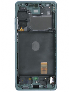 LCD-skärm + Touch Unit Samsung  Galaxy S20 FE 5G - Moln mynta (Service Pack)