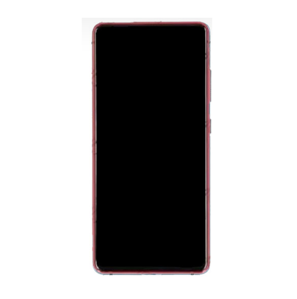 LCD-skärm + Touch-enhet Samsung Galaxy S20 FE 5G - Molnrött (Service Pack)