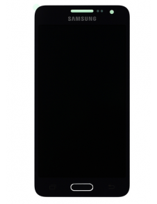 LCD-skärm + pekdon Samsung Galaxy A3 - Svart (Service Pack)