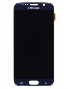 LCD-skärm + Touch-enhet Samsung Galaxy S6 - Svart (Service Pack)