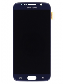 LCD-skärm + Touch-enhet Samsung Galaxy S6 - Svart (Service Pack)