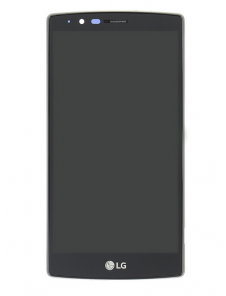 LCD Display + Touch Unit + Front Cover för LG G4 - Svart