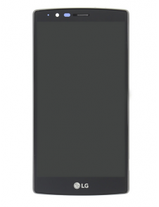 LCD Display + Touch Unit + Front Cover för LG G4 - Svart