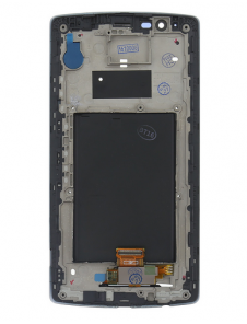 LCD Display + Touch Unit + Front Cover för LG G4 - Svart