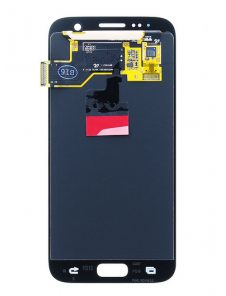 LCD-skärm + Touch Unit Samsung Galaxy S7 - Svart (Service Pack)