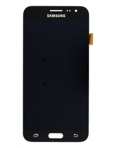 LCD-skärm + Touch-enhet Samsung Galaxy J3 2016 - Svart (Service Pack)