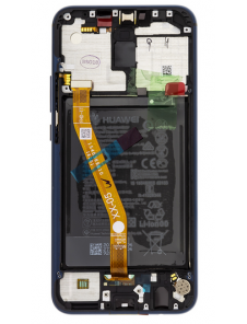 LCD-skärm + pekdon Huawei Mate 20 Lite - Blå (Service Pack)