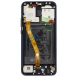 LCD-skärm + pekdon Huawei Mate 20 Lite - Blå (Service Pack)