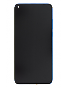 LCD-skärm + pekdon + framsida Huawei Honor View 20 - Blå (Servicepaket)