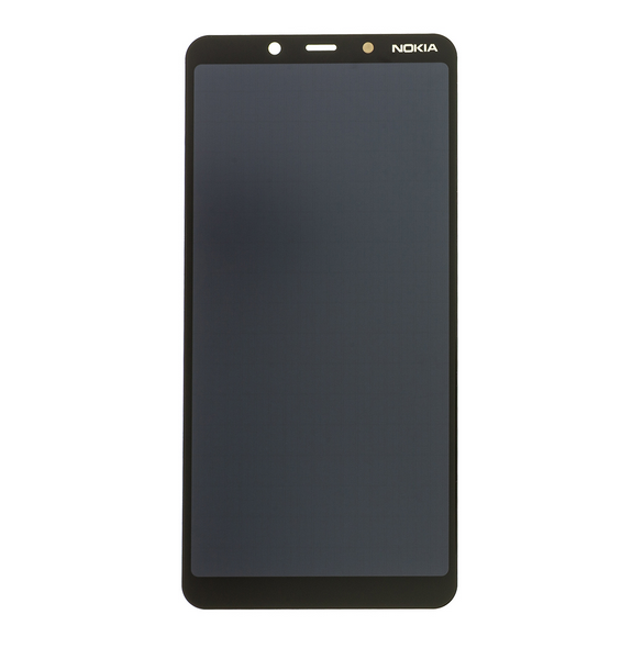 Touch Unit + LCD-skärm Nokia 3.1 Plus - Svart