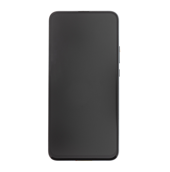 LCD-skärm + pekdon + frontskal Huawei P Smart Z - Svart (Servicepaket)
