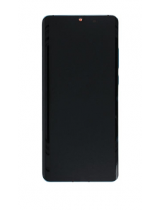 LCD-skärm + pekdon + framsida Huawei P30 Pro - Soluppgång röd (Servicepaket)