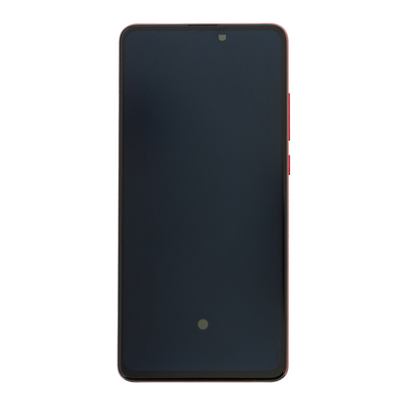 LCD-display + Touch Unit + Framsida för Xiaomi Mi 9T - Röd