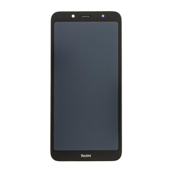 LCD-skärm + pekdon + frontlucka till Xiaomi Redmi 7A - Blå