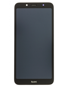 LCD-skärm + pekdon + frontlucka till Xiaomi Redmi 7A - Blå