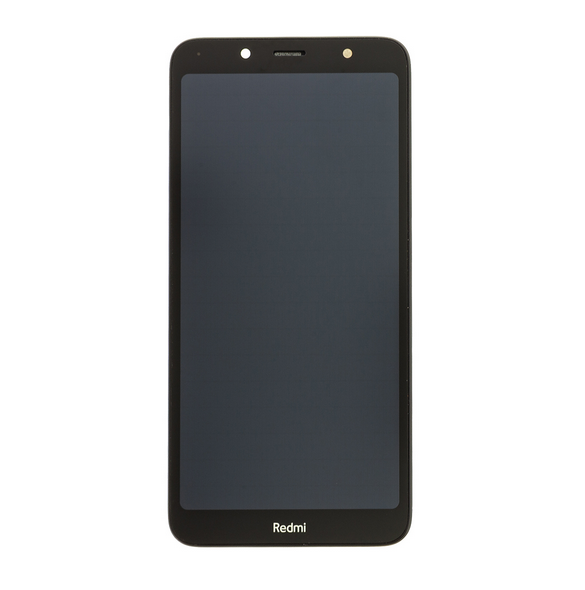 LCD-skärm + pekdon + frontlucka till Xiaomi Redmi 7A - Guld