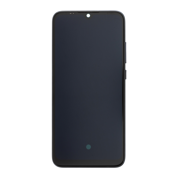 LCD-skärm + pekdon + frontlucka till Xiaomi Mi A3 - Svart