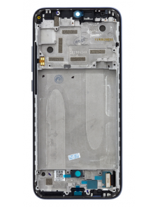 LCD-skärm + pekdon + frontlucka till Xiaomi Mi A3 - Svart
