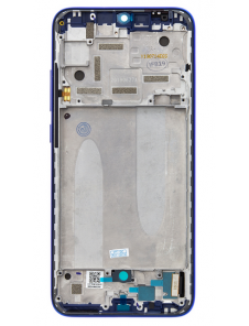 LCD-skärm + pekdon + frontlucka till Xiaomi Mi A3 - Blå