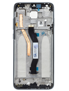 LCD-display + Touch Unit + Framsida för Xiaomi Redmi Note 8 Pro - Svart