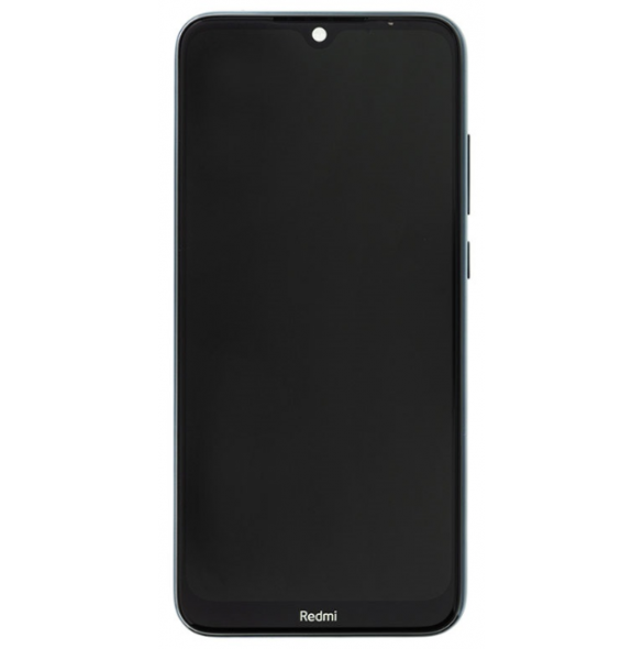LCD-skärm + pekdon + framskal till Xiaomi Redmi Note 8T - Blå