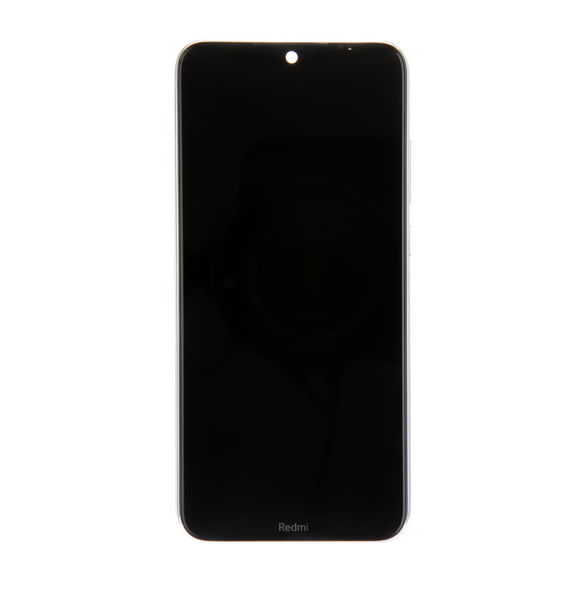 LCD-skärm + pekdon + frontlucka till Xiaomi Redmi Note 8T - Vit