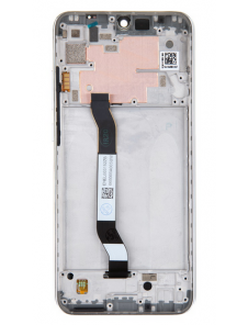 LCD-skärm + pekdon + frontlucka till Xiaomi Redmi Note 8T - Vit