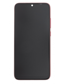 LCD-skärm + pekdon + frontlucka till Xiaomi Redmi 7 - Röd (Servicepaket)