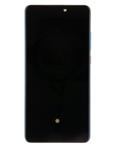 LCD-skärm + pekdon + frontlucka till Xiaomi Mi 9T - Blå (Servicepaket)