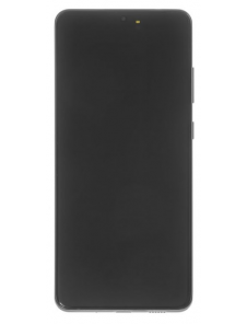 LCD-display + Touch Unit Samsung Galaxy S20 Ultra - Cosmic svart (Service Pack)
