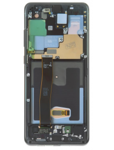 LCD-display + Touch Unit Samsung Galaxy S20 Ultra - Cosmic svart (Service Pack)