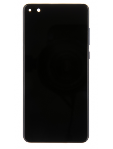 LCD-skärm + pekdon + frontskal Huawei P40 - Svart (servicepaket)
