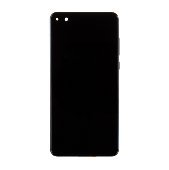 LCD-display + Touch Unit + Framsida Huawei P40 - Deep havsblå (Service Pack)