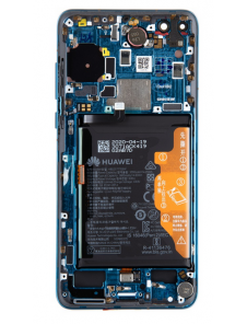 LCD-display + Touch Unit + Framsida Huawei P40 - Deep havsblå (Service Pack)