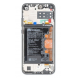 LCD-display + Touch Unit + Framsida Huawei P40 Lite E - Aurora blå (Service Pack)