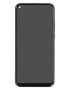LCD-skärm + pekdon + framskal Huawei P40 Lite E - Midnatt svart (servicepaket)