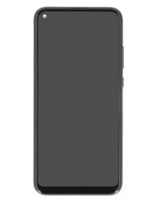 LCD-skärm + pekdon + framskal Huawei P40 Lite E - Midnatt svart (servicepaket)