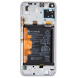 LCD-skärm + pekdon + frontskal Huawei P40 Lite - Andningskristall (servicepaket)
