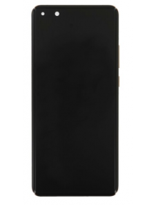 LCD-skärm + pekdon + frontskal Huawei P40 Pro - Rodnad guld (servicepaket)