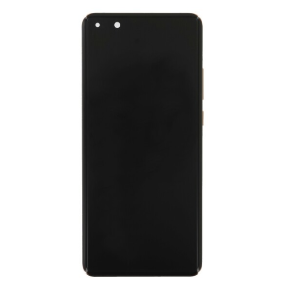 LCD-skärm + pekdon + frontskal Huawei P40 Pro - Rodnad guld (servicepaket)